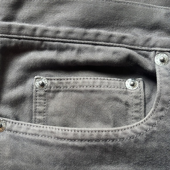 A.P.C. Grey Straight 5 Pocket Button Fly Jeans 30 x 30 - Picture 3 of 7
